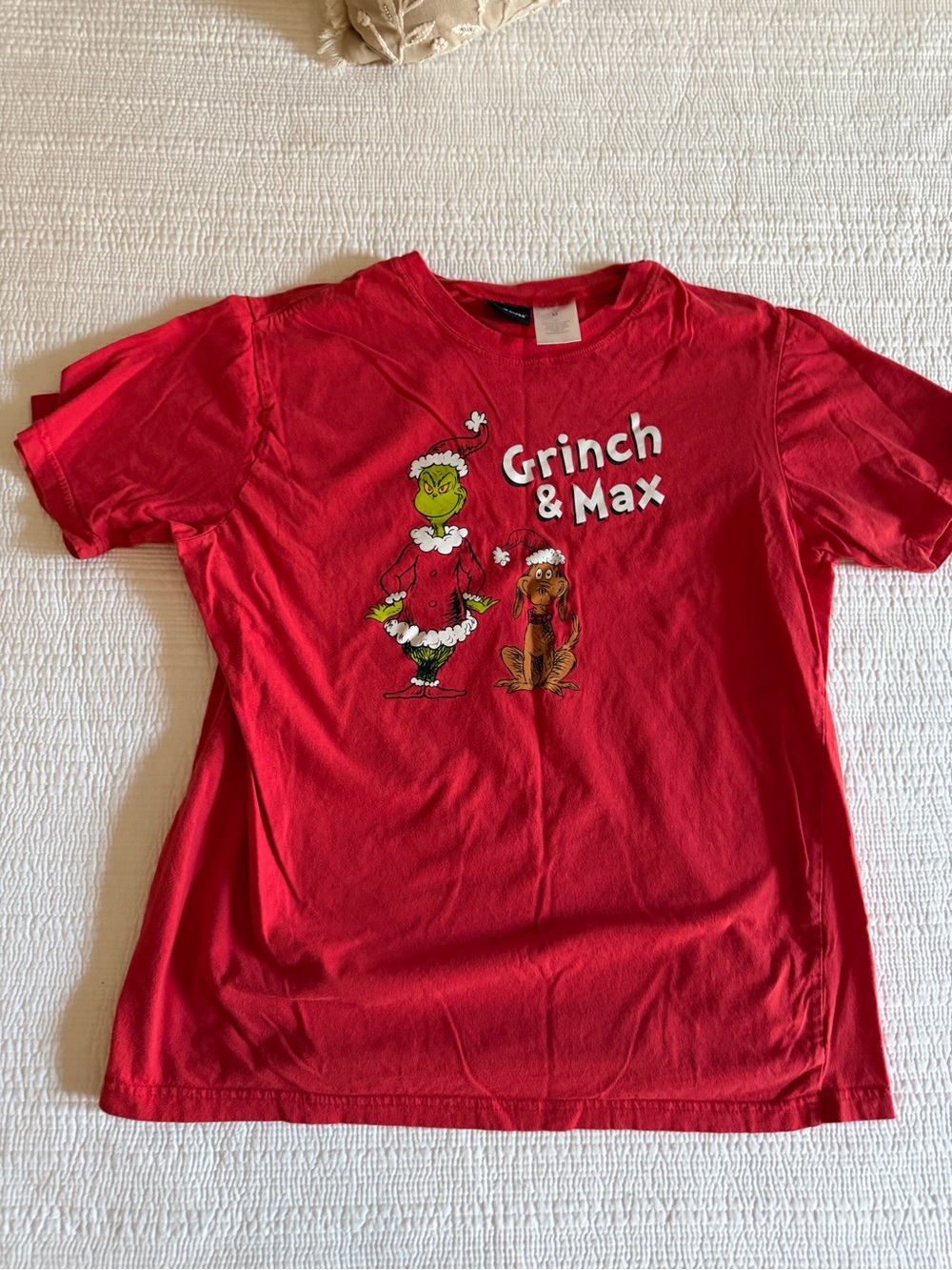 Dr. Seuss Red Grinch & Max Short Sleeve Tee